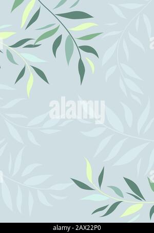 Vektorzweige von Blättern Stock Vektor