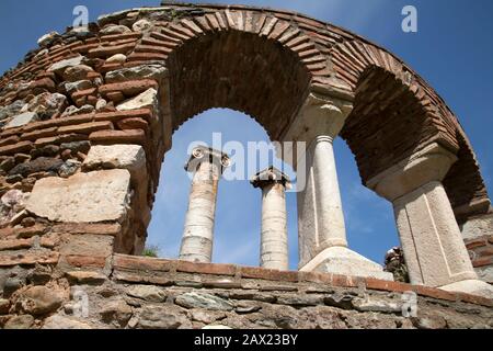 Der Tempel der Artemis, Sardes antike Stadt. Manisa - Türkei Stockfoto