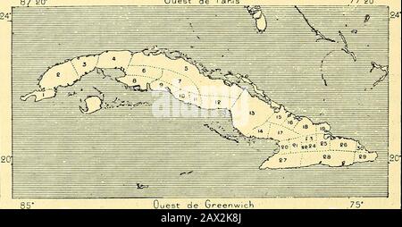 Nouvelle GÃ©ographique universelle : la terre et les hommes. ©es de lasierra Maestra qui sinclinent vers la baie de GuantÃ namo, une famille 1 Rodriguez-Ferrer, ouvrage cite. 2 GomarÃ; Oviedo; Pedro Martyrer; Humboldt; Poey; Rodriguez-Ferrer, ouvrages citÃ©s. 3 Hcitera, Beschreibung Universal de laslndias. 674 NOUVELLE GÃOGRAPHIE UNIVERSELLE. Diniens non mÃ©langÃ©s comprenant plus dune centaine cl Individuus avecfils, petits-fils et arriÃ¨re-petits-fÃ® LS. Dans la mÃªme rÃ©Region, plusieurs autresfamilles sont considÃ©rÃ©es comme dorigine indienne, mais les Alliances avecnoirs et blancs ont modifiÃ© Stockfoto