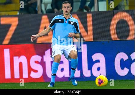 Valon berisha von ss lazio während Parma vs Lazio, Parma, Italien, 09. Februar 2020, Fußball-Italien Serie A Fußballspiel Stockfoto