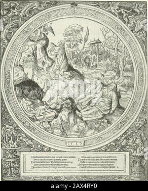 Bulletin van de Koninklijke Nederlandse Oudheidkundige Bond . o. 2) werden genomen, de één uit de hsn. Der "Oppstehend(Le BI. 72), de ander uit die van den "Gang naar het kruis (Le BI. 69).De "Gevangenneming (Le Bi. 63) uit diezelfde passie, werd in haaralgemeenen opzet en al haar hoofdpersonen (Christus, Judas, Petrus, Malchus.den krijgsman rechts) op de gevangenneming in Naarden (V. K., Naardenno. 3) slaafs gecopi-cert. Slechts ging de ruimtewerking derhsn., en dit wel nietin lofwaardige decora-tieve bedoeling, op deschildering verloren.Op den "Gang naarhet kruis (v. K., Naar-den-Nr. 9) waar Stockfoto