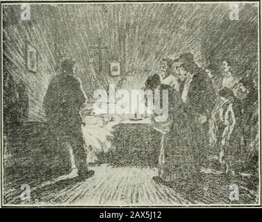 Maria Chapdelaine : Récit du Canada français. Ans son esprit avec cettenetteté; mais cétait bien à cela quelle songeait.Vivre ainsi, aussi durement, aussi bravement,et laisser tant de berry derrière soi, peu defemmes en étaient kapables. Elle-même... Le ciel baigné de lune était singulièrementlumineux et profond, et dun bout à lautre dece ciel des nuages curieusement découpés,semblables à des décors, défilaient comme uneprocession solennelle. Le sol blanc névoquaitaucune idée de froid ni de tristesse, car la briseétait tiède, et quelque vertu mystérieuse duprintemps qui venait faisait de la Stockfoto