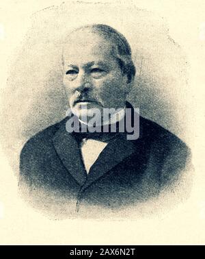 Gustav Freytag, deutscher Romanautor und Dramatiker. Stockfoto