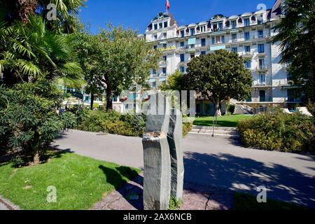 Eden Palace au Lac, Montreux, Kanton Waadt, Schweiz. Stockfoto