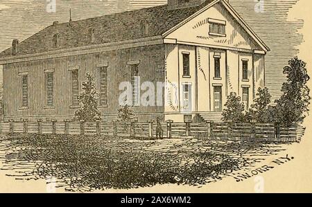 Jährlicher Katalog der Beamten und Studenten des Oberlin College für das College-Jahr . I OBERLIN-KIRCHE. I. Stockfoto