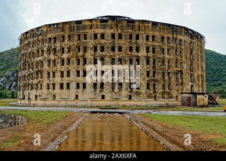 Altes Presidio Modelo Gefängnis Gebäude auf der Insel der Jugend, Kuba Stockfoto