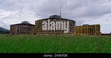 Altes Presidio Modelo Gefängnis Gebäude auf der Insel der Jugend, Kuba Stockfoto