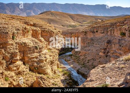 Atemberaubender Blick auf den Midelt-Canyon in Marokko Stockfoto