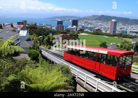 Wellington Cable Car Stockfoto