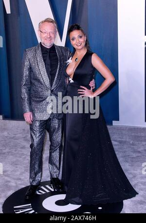 Beverly Hills, USA. Februar 2020. Beverly HILLS, KALIFORNIEN - 9. FEBRUAR: Allegra Riggio, Jared Harris nehmen an der Vanity Fair Oscar Party 2020 im Wallis Annenberg Center for the Performing Arts am 9. Februar 2020 in Beverly Hills, Kalifornien, an. Foto: Crash/imageSPACE Credit: Imagespace/Alamy Live News Stockfoto