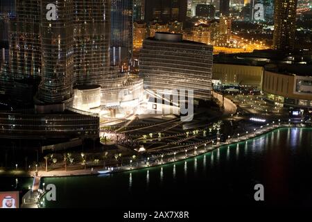 Große Eröffnung des Burj Khalifa. Stockfoto