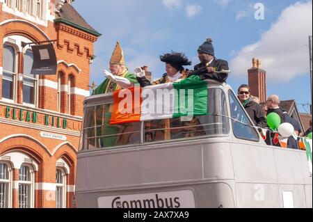 Birmingham, Großbritannien. März 2019. Saint Patrick's Day Parade in Digbeth. © Ken Harrison Stockfoto
