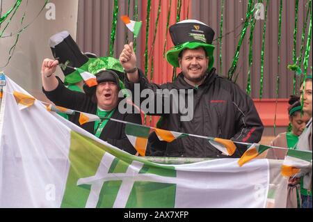Birmingham, Großbritannien. März 2019. Saint Patrick's Day Parade in Digbeth. © Ken Harrison Stockfoto
