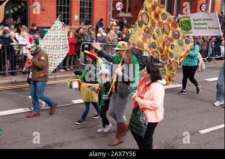 Birmingham, Großbritannien. März 2019. Saint Patrick's Day Parade in Digbeth. © Ken Harrison Stockfoto