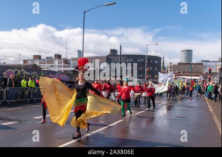Birmingham, Großbritannien. März 2019. Saint Patrick's Day Parade in Digbeth. © Ken Harrison Stockfoto