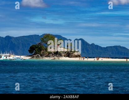 Malcapuya Island in Coron, Philippinen Stockfoto