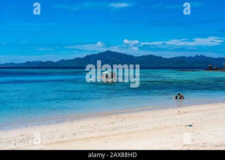 Malcapuya Island in Coron, Philippinen Stockfoto