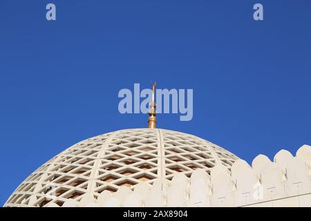 Die große Moschee von Sultan Qaboos in Maskat Stockfoto