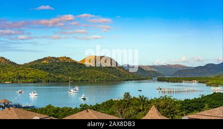 Blick auf die Insel Coron, Philippinen Stockfoto