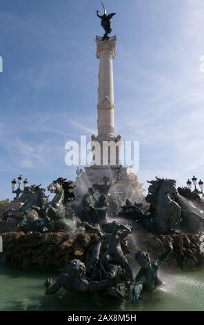 Monument aux Girondins, Bordeaux, Aquitanien, Frankreich Stockfoto