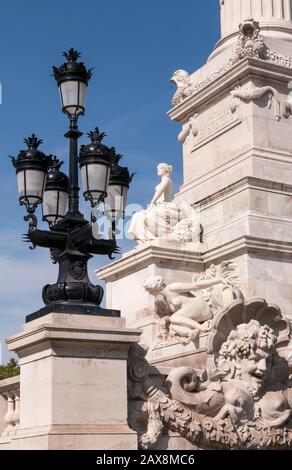 Monument aux Girondins, Bordeaux, Aquitanien, Frankreich Stockfoto