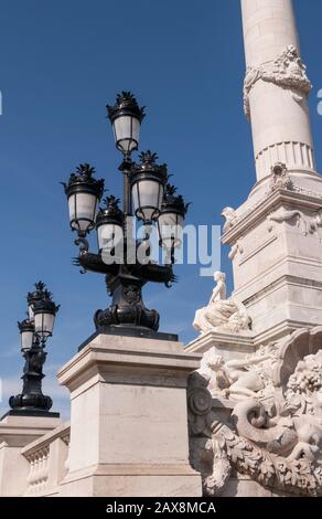 Monument aux Girondins, Bordeaux, Aquitanien, Frankreich Stockfoto