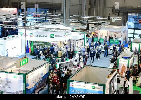 Mailand, Italien - 11. Februar 2020:EIN allgemeiner Blick auf die Internationale Tourismusmesse, die größte italienische Tourismusmesse auf der Fiera Milano City Credit: Piero Cruciatti/Alamy Live News Stockfoto