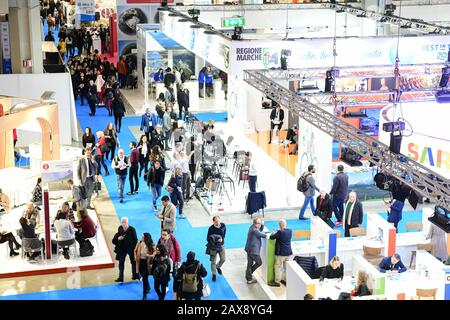 Mailand, Italien - 11. Februar 2020:EIN allgemeiner Blick auf die Internationale Tourismusmesse, die größte italienische Tourismusmesse auf der Fiera Milano City Credit: Piero Cruciatti/Alamy Live News Stockfoto