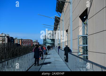 Mailand, Italien - 11. Februar 2020: Eine allgemeine Ansicht von Fiera Milano City, dem Ausstellungsbereich der Messe im Zentrum von Milano Credit: Piero Cruciatti/Alamy Live News Stockfoto