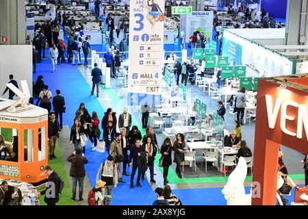 Mailand, Italien - 11. Februar 2020: Eine allgemeine Ansicht der Internationalen Tourismusmesse, der größten italienischen Tourismusmesse der Fiera Milano City Credit: Piero Cruciatti/Alamy Live News Stockfoto