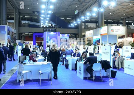 Mailand, Italien - 11. Februar 2020: Eine allgemeine Ansicht der Internationalen Tourismusmesse, der größten italienischen Tourismusmesse der Fiera Milano City Credit: Piero Cruciatti/Alamy Live News Stockfoto