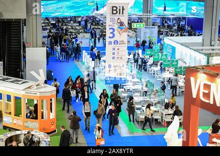 Mailand, Italien - 11. Februar 2020: Eine allgemeine Ansicht der Internationalen Tourismusmesse, der größten italienischen Tourismusmesse der Fiera Milano City Credit: Piero Cruciatti/Alamy Live News Stockfoto