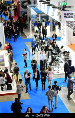 Mailand, Italien - 11. Februar 2020:EIN allgemeiner Blick auf die Internationale Tourismusmesse, die größte italienische Tourismusmesse auf der Fiera Milano City Credit: Piero Cruciatti/Alamy Live News Stockfoto