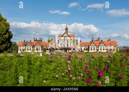 Badehaus, Museum, Rotorua, Neuseeland Stockfoto