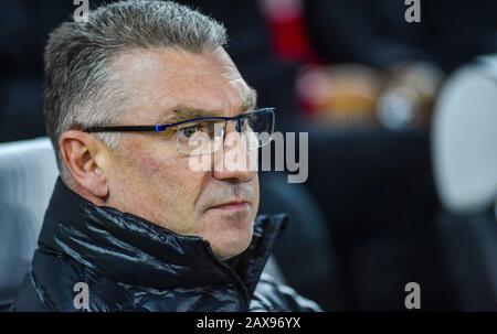 Nigel Pearson, der Cheftrainer von Watford während des Premier-League-Spiels zwischen Brighton und Hove Albion und Watford im Amex Stadium Brighton, Großbritannien - 8. Februar 2020 - nur redaktionelle Verwendung. Kein Merchandising. Für Football Images gelten die Einschränkungen für FA und Premier League inc. Keine Internet-/Mobilnutzung ohne FAPL-Lizenz - für weitere Informationen wenden Sie sich an Football Dataco Stockfoto