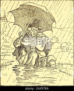 Die Boyd Smith Mother Goose . Er fing an zu bellen, also fing sie an zu weinen, Lauk eine Barmherzigkeit für mich, das kann nicht sein I. MUTTER GÄNSEMELODIEN 37. ® USD oater DR. Foster ging nach Gloucester, In einer Regendusche, Er trat in eine Pfütze bis in seine Mitte und ging nie wieder dorthin. Der alte Dr. Foster ging nach Gloster, Um das Wort Gottes zu predigen; Als er dorthin kam, saß er in einem Stuhl Und gab allen Leuten ein Nicken. 38 GÄNSEMELODIEN DER MUTTER Stockfoto