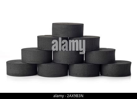 Klonhülsen aus schwarzem Schaum für die Hidroponik und Aeroponik Stockfoto