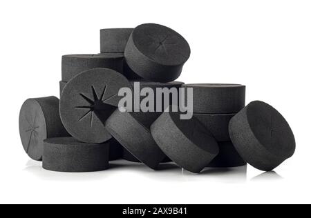 Klonhülsen aus schwarzem Schaum für die Hidroponik und Aeroponik Stockfoto