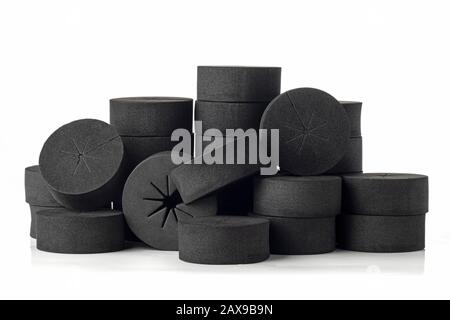 Klonhülsen aus schwarzem Schaum für die Hidroponik und Aeroponik Stockfoto