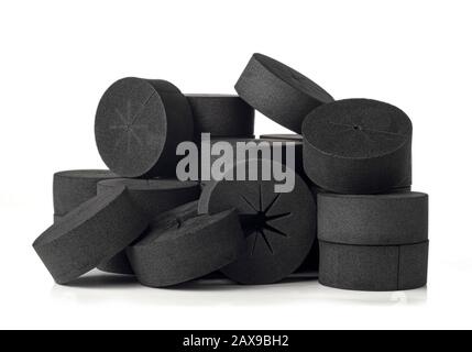 Klonhülsen aus schwarzem Schaum für die Hidroponik und Aeroponik Stockfoto
