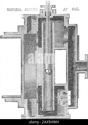 Wissenschaftlicher amerikanischer Band 31 Nummer 14 (Oktober 1874). cr.canscQ ssctiqu der Rohre HATHORN & CO. S COMPOUND ENGINE - DER KONDENSATOR. Stockfoto