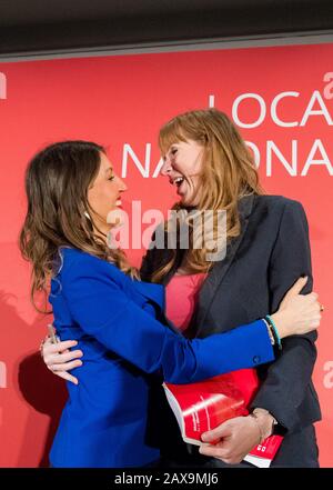 Dr. Rosena Allin-Khan und Angela Rayner kandidieren für die stellvertretende Führung der Labour-Partei Stockfoto