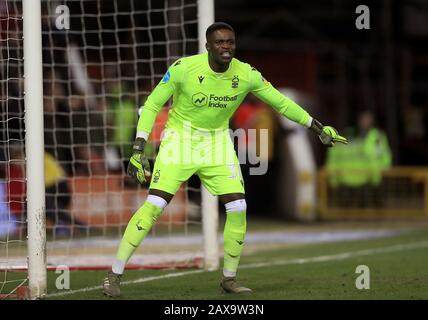 Nottingham Forest Torwart Brice Samba Stockfoto