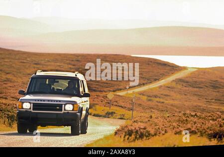 1998 Land Rover Discovery Series 2 in Schottland Stockfoto