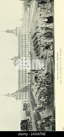 Ein vagabundener Höfling; aus den Memoiren und Briefen des Barons Charles Louis von Pöllnitz . ollnitzs Lieblingsort während seines Aufenthaltes in Spanien; er genoss die schönen Gärten und den himmlischen Karl V. an den Grenzen des Tajo. Die Antwort der Könige war nur, dass er sich gewöhnt habe, daran teilzunehmen. Grimaldo war der einzige Minister, der anwesend war, und für ihn beantragte Pollitz später die Nachricht über das Ergebnis seines Stellvereines. Nach vielen Brummungen und Hieb und Manyverzögerungen schickte ihn der Marquis zurück zum Vater, Der Mit Dem Vater Betraute. Pollnitzs bescheidene Bitte an Letztere wurde illrezipiert. Daubenton hatte noch andere Dinge zu besuchen als Th Stockfoto