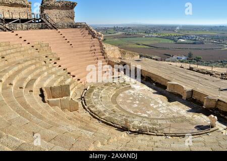 Römisches Theater in Medellin, Extremadura, Spanien Stockfoto