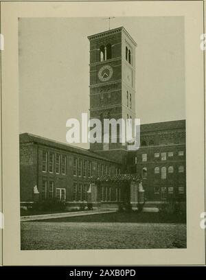 Architekt und Ingenieur . SEPTEMBER, 1930 ARCHITEKT UND EINGINEE:!^ 4^. CAMPANILE, SOUTH DENVER HIGH SCHOOL, DENVER, COLORADOWILLIAM E. FISHER UND ARTHUR A. FISHER, ARCHITEKTEN 50 ARCHITECTAND ENGINEER. September 1930 Stockfoto