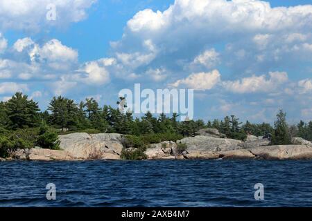 Dreißigtausend Inseln der Georgian Bay Stockfoto
