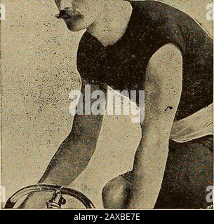 Die Rad- und Radfahrerprüfung . Um die Uhr. Louis GIMM, auf einem Duquesne Wheel und Morgan & Wright Reifen, gewann das Twenty Four-Hour-Rennen auf der Coliseum Track, Chicago, Sept. 25. 486 Meilen 1.151 Meter in 24 Stunden. US-Rekord. Vorheriger Rekord, 453 Meilen. Name. Rad. Reifen. Abstand i. Louis GIMM, Duquesne, M. & W. 486 Meilen 1.151 Meter. 2. FRANK WALLER, DAYTON, M. & W. 482 908 3. FRED SCHINNEER, FOWLER, M. & W. 462 567 4. C. W. MILLER, DAYTON, M. & W. 459 237 MORGAN &, WRIGHT, CHICAGO. L. A. Callahan. Stockfoto