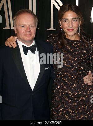 Okt 03, 2017 - London, England, Großbritannien - BFI Luminous Fundraising Gala, The Guildhall - Outside Arrivals Photo Shows: Jason Watkins und Clara Francis Stockfoto